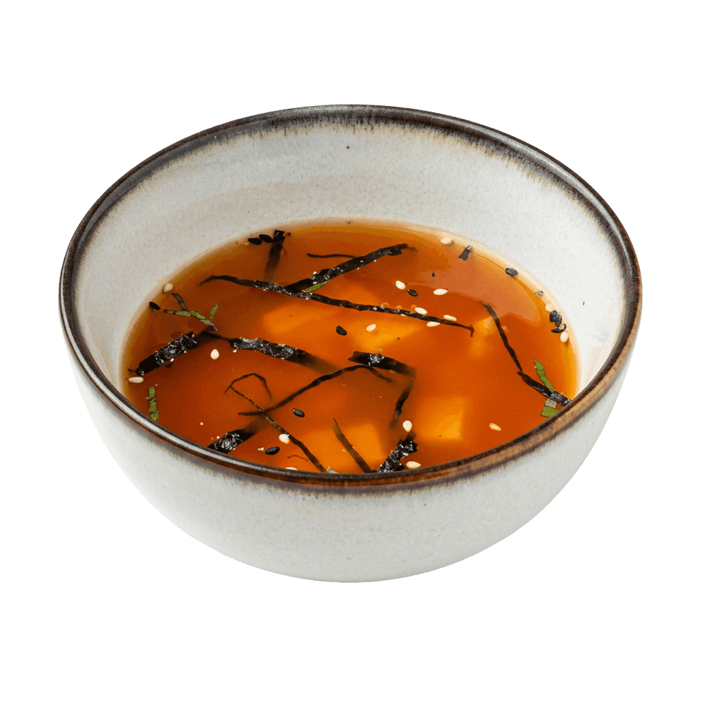 Miso Suppe (Tofu,laks )