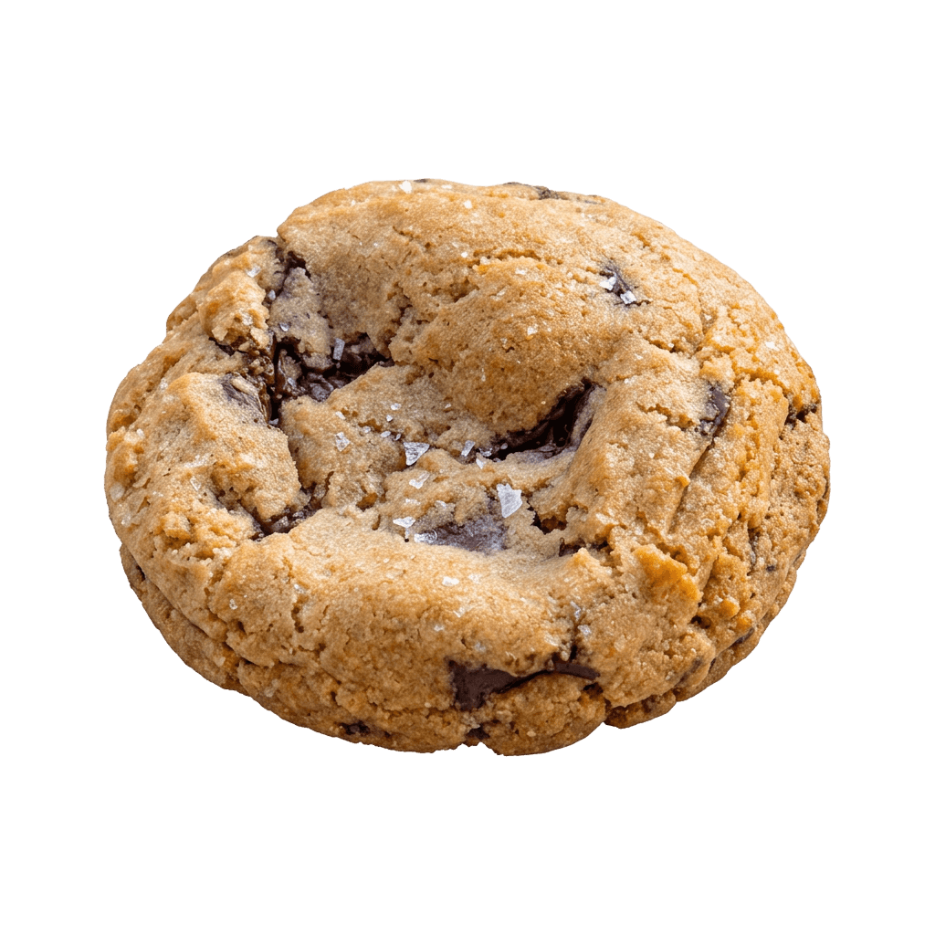 Vegan Chocolate Chip & Sea Salt Cookies 6stk